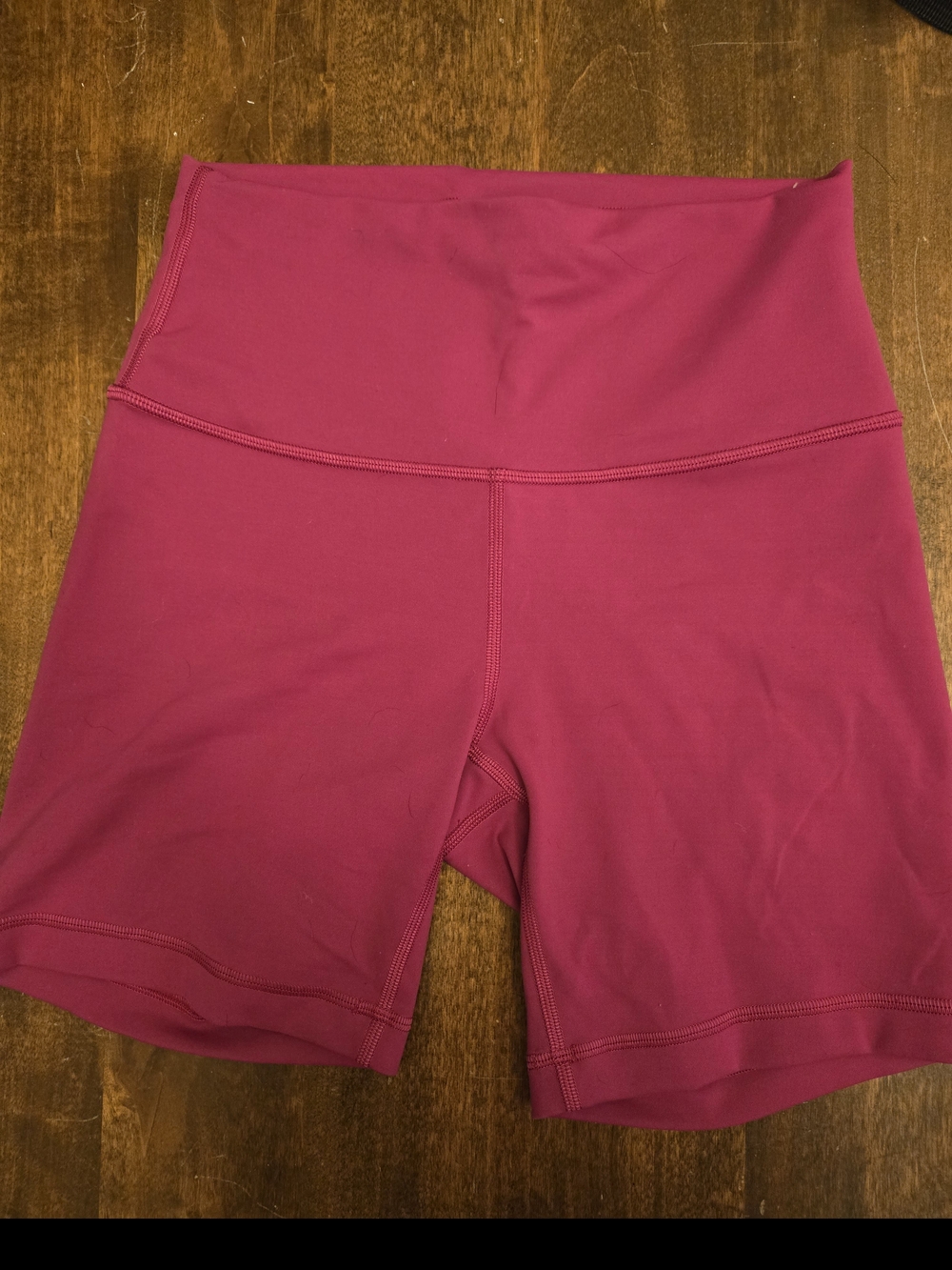 lululemon  High Rise Align Berry Bike Shorts